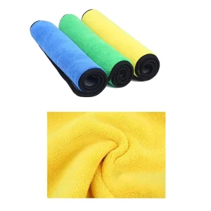 Car Coral Fleece Cleaning Cloth Microfiber Towel Stock 800 Gsm