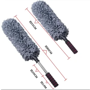 Car Duster 25 Inch Super Soft Microfiber Scratch Free Cleaning Dirt Duster Car Dust Brush with Extendable Handle