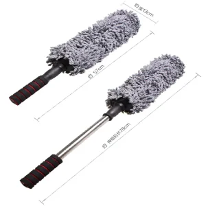Car Duster 25 Inch Super Soft Microfiber Scratch Free Cleaning Dirt Duster with Extendable Handle