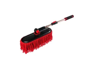 Car Duster Cotton Bristles Wooden Handle