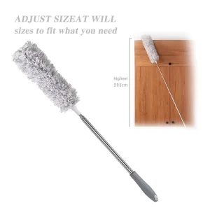 Car Microfiber Hand Ceiling Fan Telescopic Cleaner Dust Duster Dusting Brush Long Extendable Pole Feather Fan Cleaning Duster