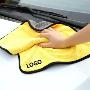 Car Products 30*30 cm Microfiber Towel Car Drying Towels Wash Cleaning Cloth With Custom Logo