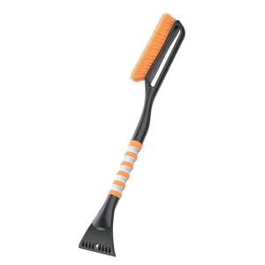 Car Snow Brush Ice Scraper Combo Foam Snow Brush Orange Winter Snow Removal Tool