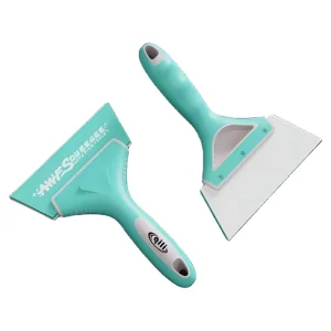 Car Window Film Application Tool Squeegee Non Slip Handle Soft Rubber Water Scraper for Glass Cleaning