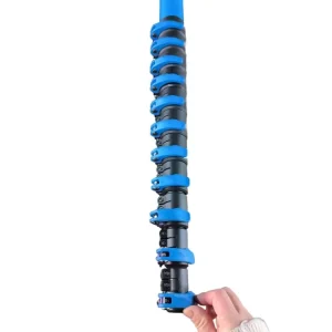 Carbon Fiber Telescopic Pole 60ft 70ft Areca Nut Harvesting Pole Double Lock Betel Nut Harvester Dhoti Ghala
