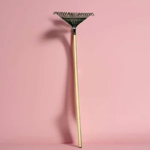 Carbon Steel Broom Rake for Agricultural Use in Gardens and Fields Hand Tool with Wooden Handle