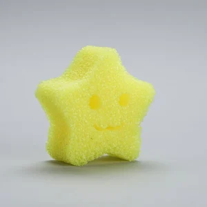 Cartoon Temperature Sensitive Sponge Honeycomb Industrial Oil Absorbing Hot Water Softens Cold Water Scouring Pads