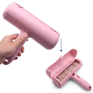 Cat & Dog Hair Remover Double Sided Roller Brush Electrostatic PP Fabric Curved Shape Pet Grooming Sofa Lint Removal Tool