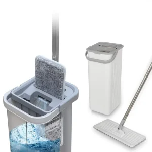 Cedar Pocha Hand Free Hard Floor Cleaning Mop with Bucket in Pedal Trapeador Giratorio