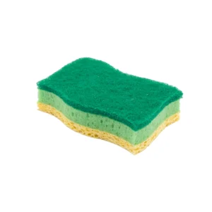 Cellulose Scrub Sponges Eco Friendly Heavy Duty Multi Purpose Powerful Scrubbing Cleaning for Dish and Kitchen Use
