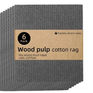 Cellulose Sponge Cloths Thickened Highly Absorbent Kitchen Cleaning Cloths Printed Dish Drying Wipes for Everyday Use