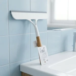 Ceramic Tile and Shower Glass Doors Squeegee Window Squeegee Cleaning Wiper with Rubber Handle