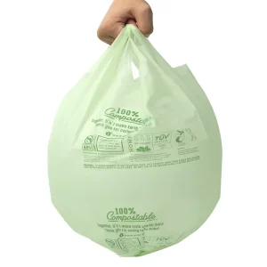 Certified Biodegradable 64-Gallon Kitchen Tidy Bin Liners Waterproof Plastic Trash Garbage Bag Custom for Cookware Use
