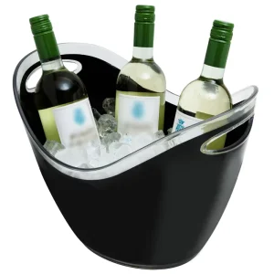 Champaign Bucket Color Large Size 12l Changing Custom Logo Design Plastic Ice Bucket for Bar Party