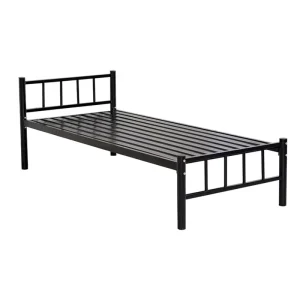 Changyuan Modern King Bed Bedroom Furniture for Hostels Schools Space Saving Adjustable Height Iron Metal Girls’ Use 1 Year