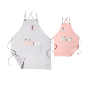 Chef Apron Detachable Strap Type Aprons for Women