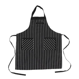 Chef Aprons for Men Women With Large Pockets Cotton Polyester Cross Back Heavy Duty Adjustable Work Apron