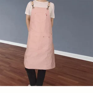 Chef’s Sleeveless Bib Apron with Anti fouling Oil proof Waist Kitchen Dining Workwear Women’s Dirt resistant Custom logo