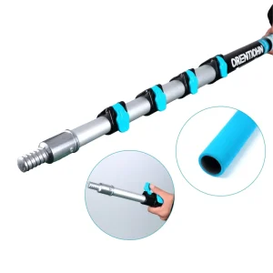 Chenille Telescopic Flexible Cleaning Pole Extendable Duster and Fan Tool Bendable Stretchable Tool