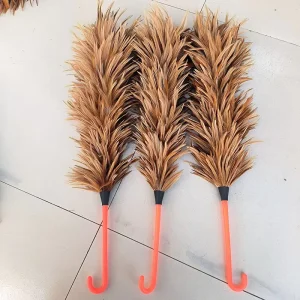 Chicken Feather Duster Cock Feather Duster for Cleaning Ceiling Fans