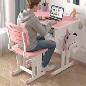 Children’s Adjustable Study Table and Writing Desk for School and Homework