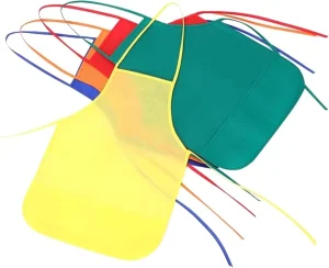 Children’s Artist Aprons Non woven Fabric Painting Smocks for Boys and Girls 33cm * 48cm