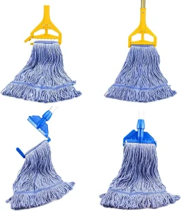 China Custom Professional Supplier Industrial Easy Clean Cotton Wet Mop Head for Ceiling Floor Cleaning
