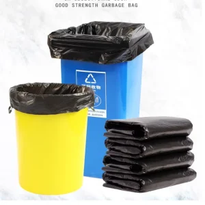 China Factory Kitchen Household HDPE Recyclable Stronger Large Number Enlarged Automatic Drawstring Garbage Bags