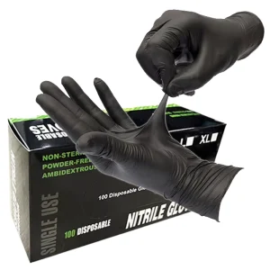 China Factory Manufacturer Industrial Use Protective 100% Pure Nitrile Gloves