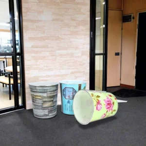 China High Quality and Durable Plastic Waste Paper Bin Rubbish Garbage Bin Trash Bin
