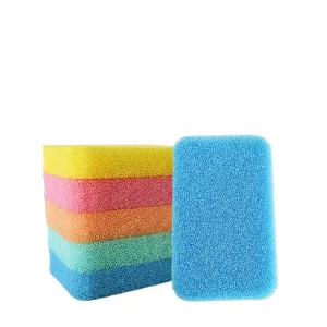China Kitchen Cleaning Sponge Dish Scrubber Strong Decontamination High Water Absorption Available Various Sizes