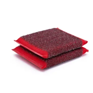 China Supply Microfiber Cloth Scourer Scouring Pads Cleaning Pad Abrasive Scrubber Sponge