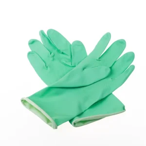 China manufacturer latex gloves with cotton lined for household dishwashing usage rubber gloves