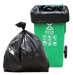 Chinese Factory Customized 55 60 Gallon Heavy Duty Trash Bags for Property Garden Hotel Sanitation