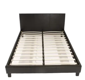 Chinese Smart New Design Pu Leather Double Bed Frame on Sale