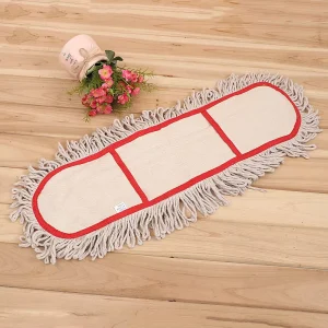 Chinese Supplier White Flat Oil Mop Refill Head Recyclable Replacement for Floor Cleaning
