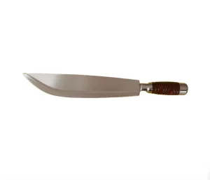 Chrome Chromium Steel Pig Butcher Knife Dividing Pork Cutting Knife Wooden Handle