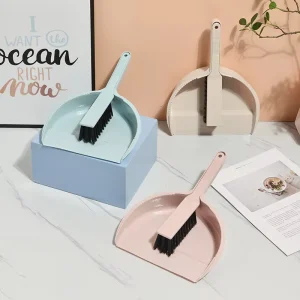 Classic Broom Set Plastic Handle PP Dustpan Waterproof Durable Eco Friendly Handheld Portable Cleaning Tool for Household Use