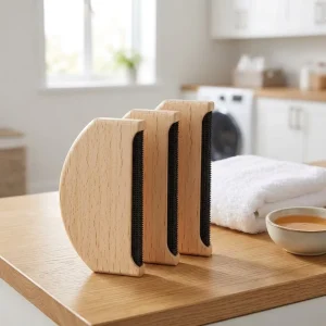 Classic Wooden Common Comb Pilling Fuzz Fabric Lint Remover Manual Portable Brush Knitwear Sheep Sweater Shaver Wool Pilling