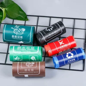 Classification Recycling Garbage Bags Plastic Household Biodegradable Trash Bag on Roll