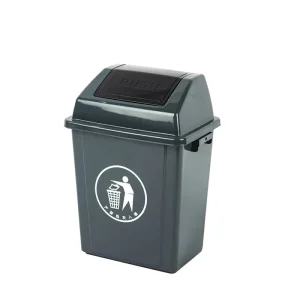 Classify Waste Bin Trash Can Dustbin PP Plastic Outdoor 30L 60L Square Restaurants Storage Bucket Waste Bin