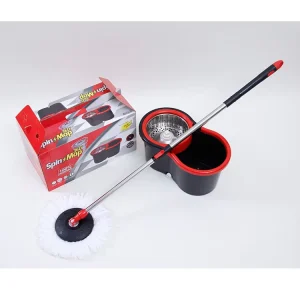 Clean Dirty Separation 360 Spin Mop Bucket Set and Wringer With Three Types Mop Heads Mops Clean Floor