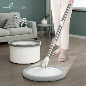 Clean Water and Dirty Water Separating Round Cleaning 360 Mop for Dining Room