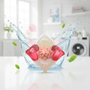 Clean and Environmentally Friendly Laundry Capsules 5 in one Antibacterial Laundry Beads with Fragrance Enhancer