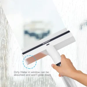 Cleanhome New Designc Dirty Water Collect Spray Window Squeegee Silicone Wiper Fog Nozzle Window Cleaner