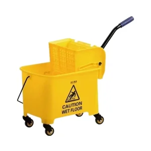 Cleaning 20L Wringer Industrial Bucket with Squeezer Plastic Mop Bucket Portable