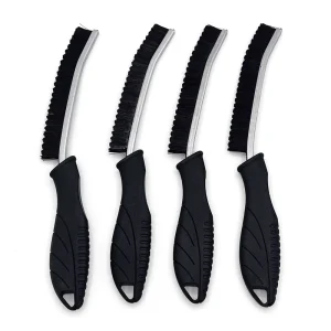 Cleaning Brush 4 Pcs Multifunctional Hard Bristle Crevice Cleaning Brushes Gap Scrub Brush with Hanging Hole