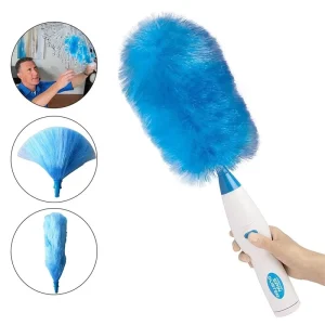 Cleaning Brush Dust Collector Dust Duster 180 Degree Bend Electric Feather Duster