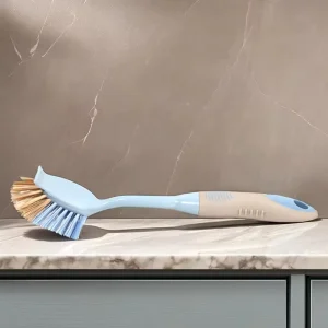 Cleaning Brush Kitchen Cloth Cleaning Brush Eco Friendly TPR Bristle Plastic Long Handle Dish Brush