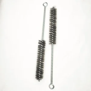 Cleaning Brush for Household Cleaning with Stainless Steel Handle Carbon Steel Wire End Hanging Hole Handheld Design